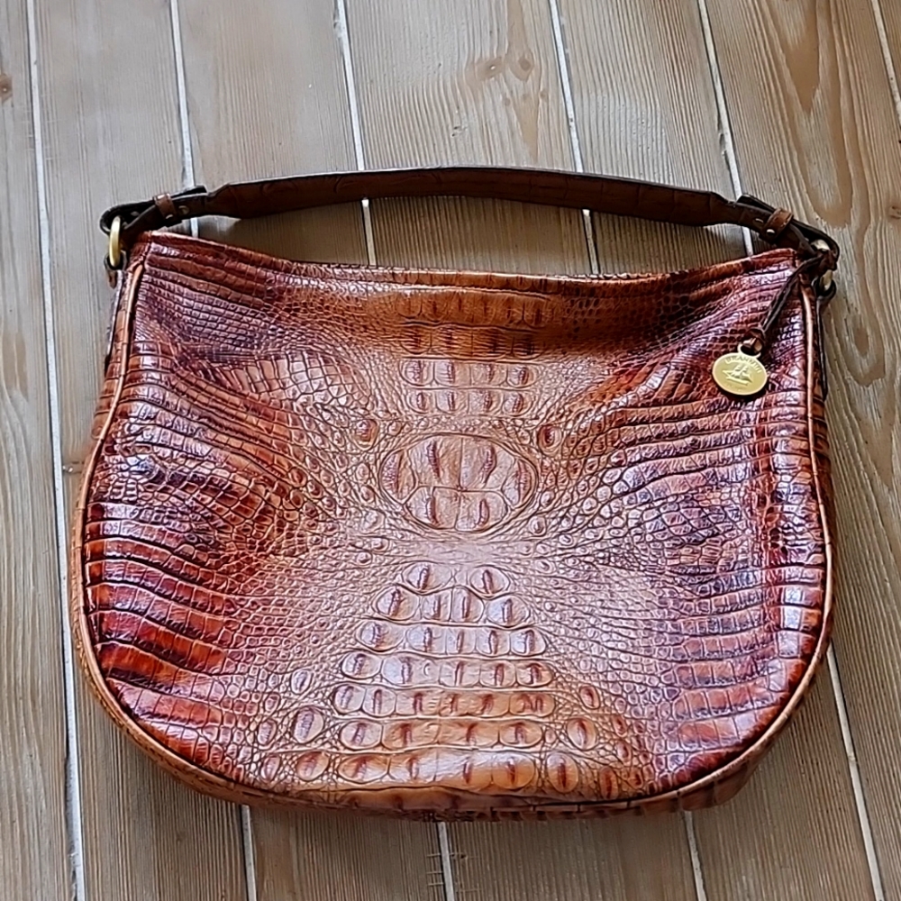 Brahmin brown large purse